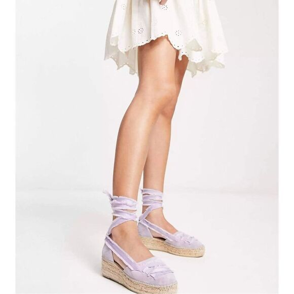 New Free  People Destino Espadrille Platforms Size 39 - Picture 5 of 16